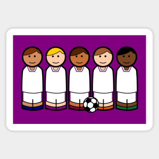 Soccer Peg Dolls Sticker